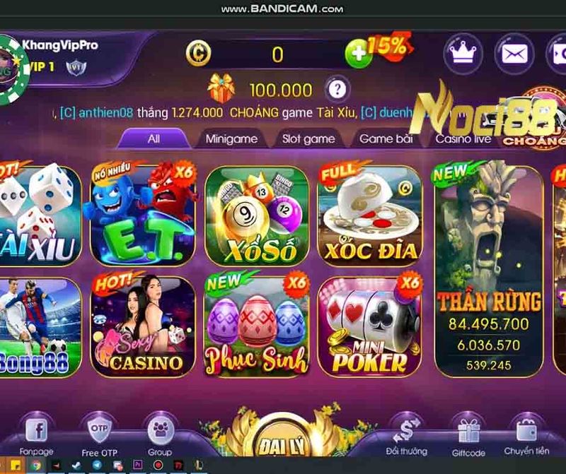 Noci88 tích hợp các thương hiệu game hàng đầu trên thị trường