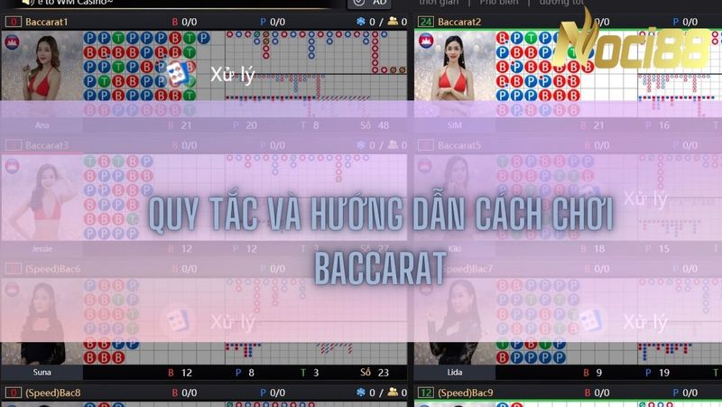 Quy tắc và hướng dẫn cách chơi Baccarat